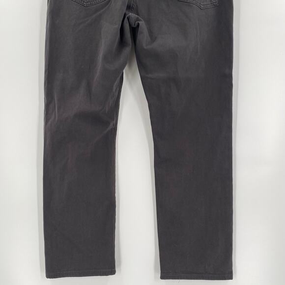 AG Adriano Goldschmied 38x29 Dark‎ Gray "Everett" Slim Straight 5 Pocket Jeans - Picture 7 of 7